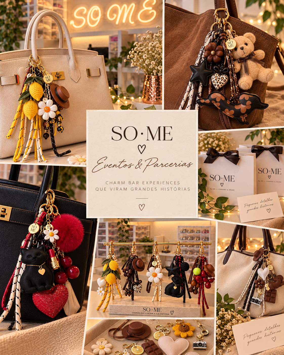 Colagem Charm Bar SO ME — Eventos & Parcerias